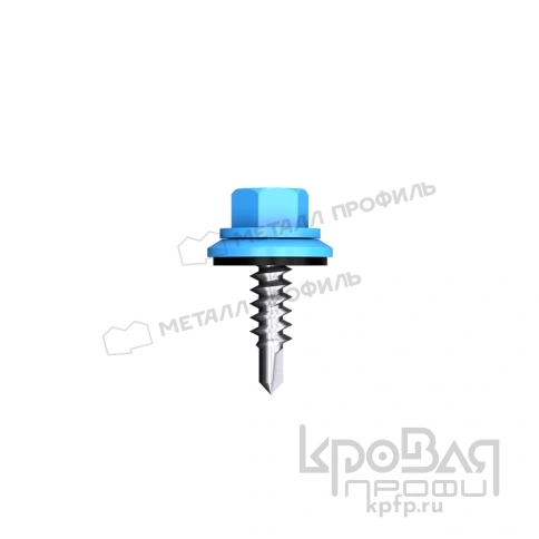 Саморез 4,8х28 ROOFRetail RAL5015 (синее небо) фото 1