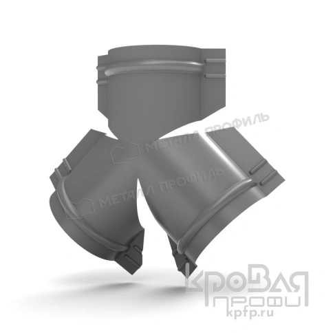 Y-образный тройник для круглого конька R110 NormanMP (ПЭ-01-7004-0.5) фото 1