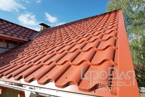 Металлочерепица МП Монтерроса-S (AGNETA-20-Copper\Copper-0.5) фото 10