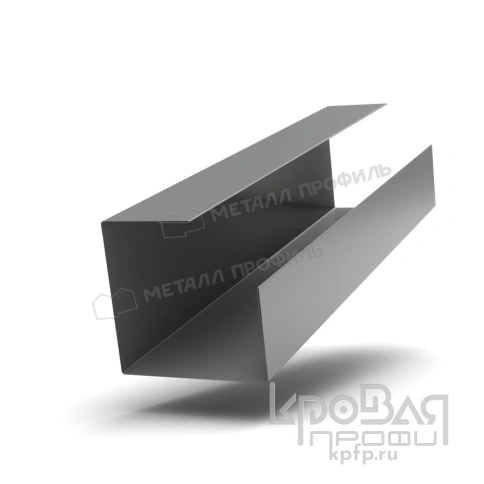 Планка угла внутреннего сборная нижняя Woodstock 50х30х3000 NormanMP (ПЭ-01-9006-0.5) фото 1