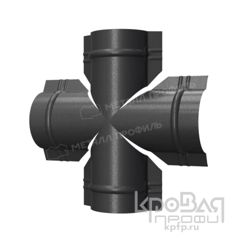 Четверник для круглого конька R110 (VALORI-20-DarkGrey-0.5) фото 1