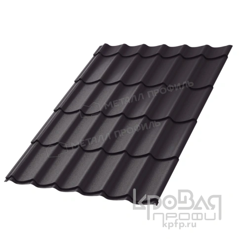 Металлочерепица МП Ламонтерра-XL (VALORI-20-Violet-0.5) фото 2