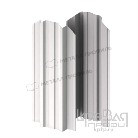 Штакетник металлический МП TRAPEZE-O 16,5х118 NormanMP (ПЭ-01-9003-0.5) фото 2