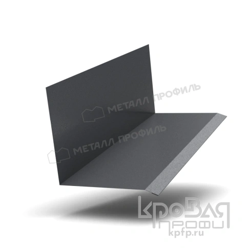 Планка примыкания верхняя к стене FASTCLICK 150х135х2000 (MattMP-20-7024-0.5) фото 1
