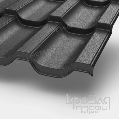 Металлочерепица МП Трамонтана-XL (VikingMP E-20-9005-0.5) фото 1