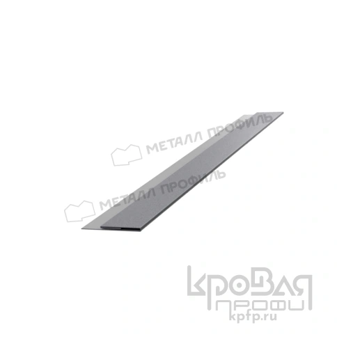 Планка финишная 48х25х2000 (VALORI-20-Grey-0.5) фото 1