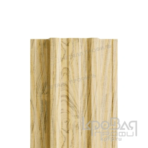 Штакетник металлический МП TRAPEZE-T 16,5х118 (ECOSTEEL_T-01-Сосна-0.5) фото 1