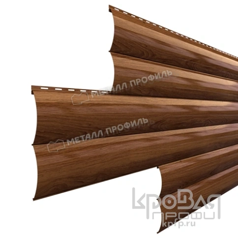 Сайдинг Woodstock-Н-28х330 (ECOSTEEL-01-МореныйДуб-0.5) фото 2