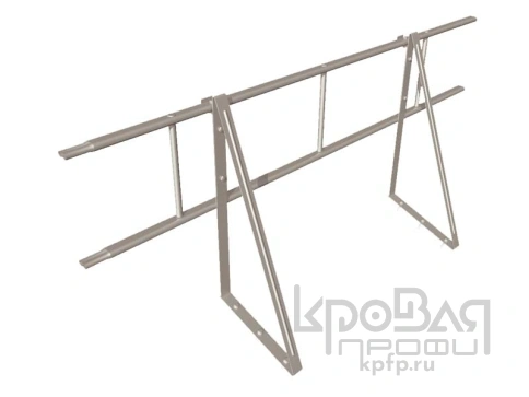 Ограждение кровельное ОК-h600х1860 мм (9002) фото 1