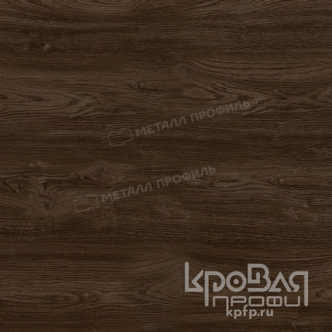 Софит МЕТАЛЛ ПРОФИЛЬ Lбрус-15х240 (ECOSTEEL_MA-01-МореныйДуб-0.5) фото 3