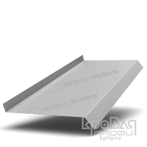 Планка отлива 210х30х2000 NormanMP (ПЭ-01-9003-0.5) фото 1