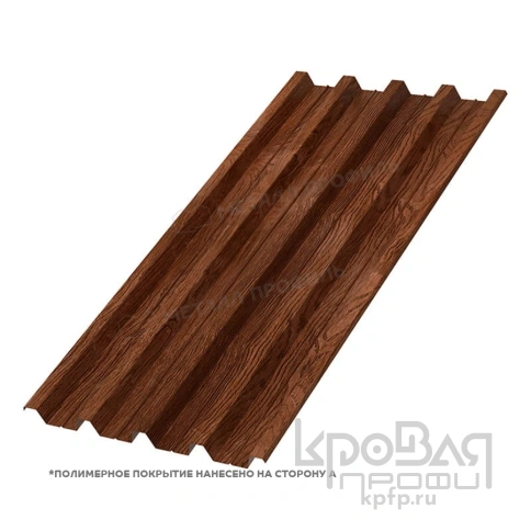 Профилированный лист Н-60х845-A (ECOSTEEL-01-МореныйДуб-0,5) фото 1