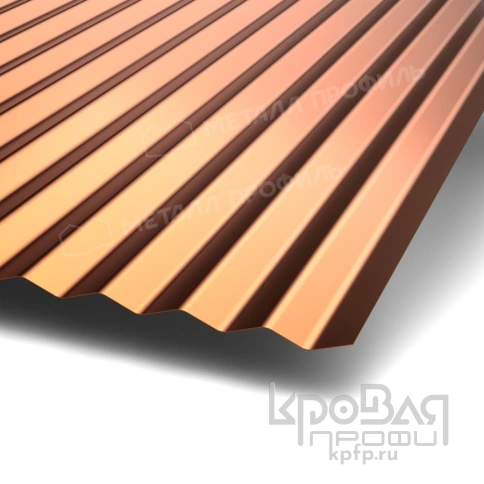 Профилированный лист МП-18х1100-B (AGNETA_Д-03-Copper-0,5) фото 1