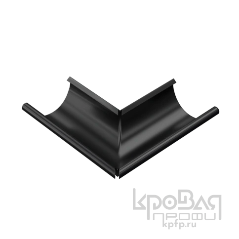 Угол желоба наружный D125 (PURMAN Д-20-9005\9005-0.6) фото 1