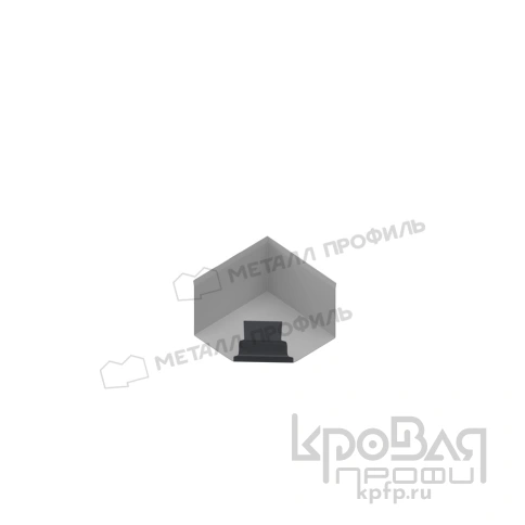Угол желоба внутренний 120х86 (ПЭ-01-7024-0.5) фото 1