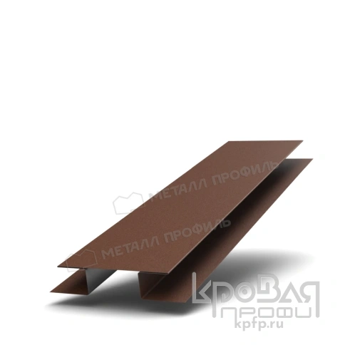 Планка стыковочная сложная 75х3000 (VALORI-20-Brown-0.5) фото 1