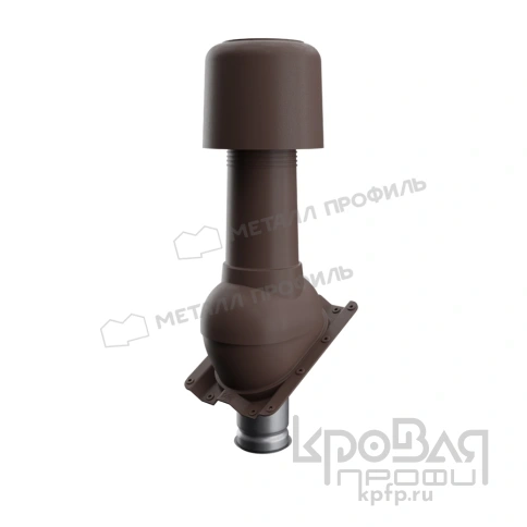 Выход вентиляции изолированный MAXI 125/160 С-21 (коричневый) фото 1