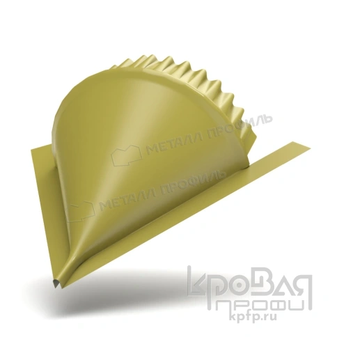 Заглушка конька круглого конусная (ПЭ-01-1018-0.5) фото 1