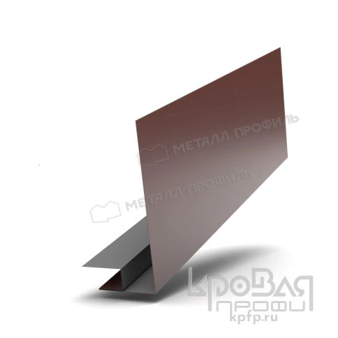 Планка карнизного свеса сложная 185х50х2000 (PURMAN-20-RR32-0.5) фото 1