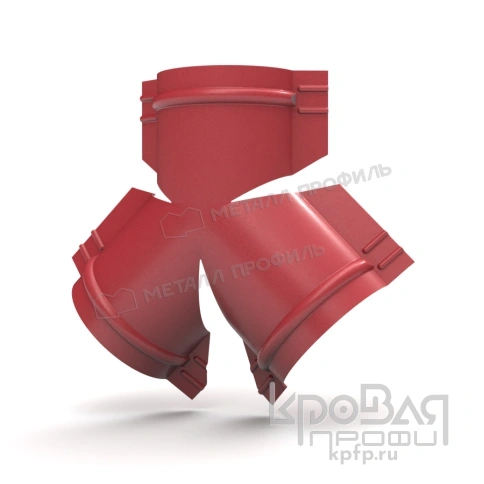 Y-образный тройник для круглого конька R110 (VikingMP-01-3011-0.45) фото 1