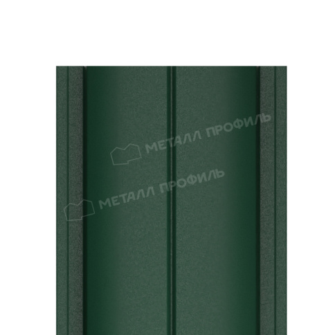Штакетник металлический МЕТАЛЛ ПРОФИЛЬ ELLIPSE-T 19х126 (VikingMP E-20-6005-0.5) фото 1