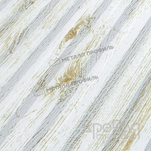 Профилированный лист МП-35х1035-B (ECOSTEEL_MA-01-Беленый Дуб-0,5) фото 2