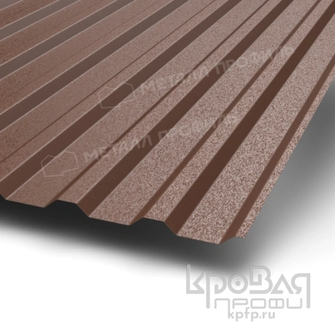 Профилированный лист МП-20х1100-B (VALORI-20-Brown-0,5) фото 1
