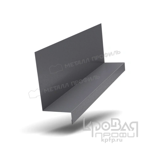 Планка примыкания боковая FASTCLICK 150х65х2000 (VALORI-20-Grey-0.5) фото 1