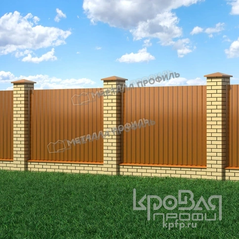 Профилированный лист МП-20х1100-B (AGNETA_Д-20-Copper-0,5) фото 4