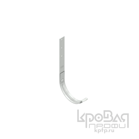 Держатель желоба МЕТАЛЛ ПРОФИЛЬ GS lite D125х280 Ral 9003 фото 1