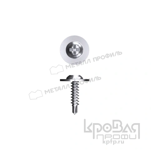 Саморез 4,2х16 оцинк с прессшайбой фото 1