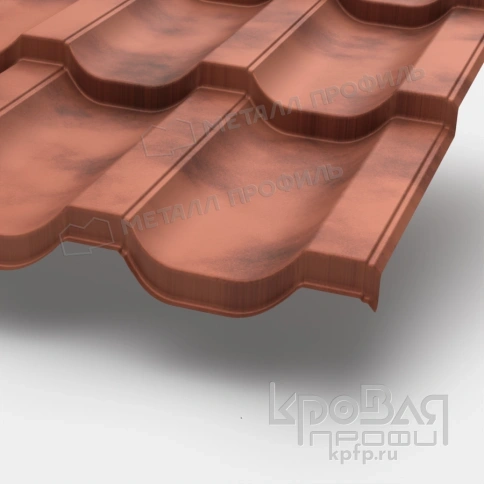 Металлочерепица МП Трамонтана-ML (КЛМА-02-Anticato-0.5) фото 1