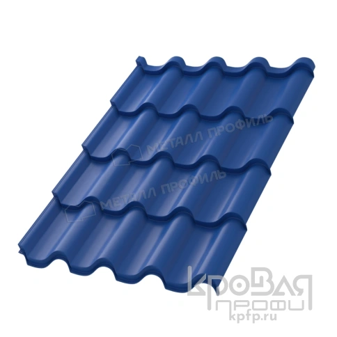 Металлочерепица МП Монтерроса-S (PURMAN-20-5005-0.5) фото 2