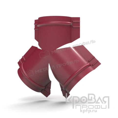 Y-образный тройник для круглого конька R110 (VikingMP E-20-3005-0.5) фото 1