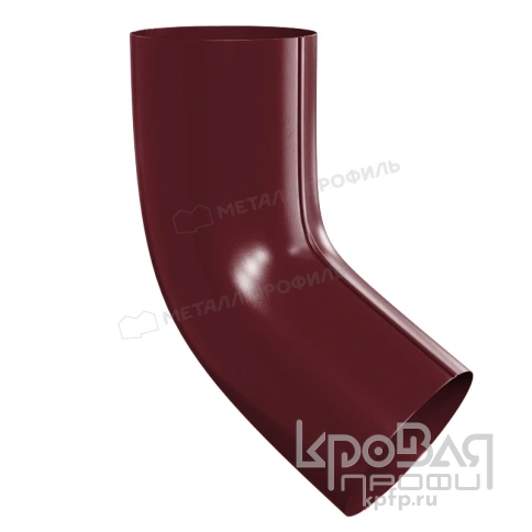 Колено трубы МЕТАЛЛ ПРОФИЛЬ Foramina PUR D100 Ral 3005 фото 1