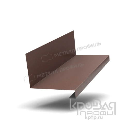Планка примыкания нижняя к трубе FASTCLICK 150х200х2000 (VikingMP-01-8017-0.45) фото 1