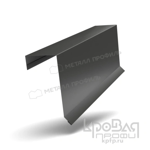 Планка торцевая кровельная FASTCLICK 65х130х2000 (PURETAN-20-RR23-0.5) фото 1