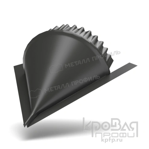 Заглушка конька круглого конусная (PURETAN-20-RR23-0.5) фото 1