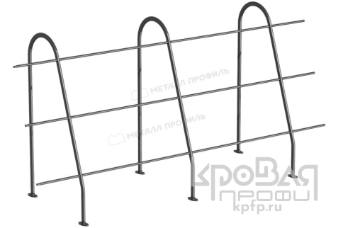 Ограждение кровельное ОК-h1200х3000 мм (8019) фото 2
