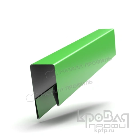 Планка П-образная 13х27х2000 (ПЭ-01-6018-0.45) фото 1