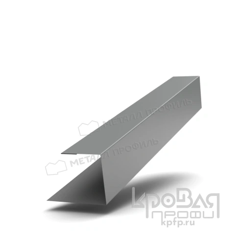 Планка J-профиль Woodstock 25х30х2000 (ПЭ-01-9006-0.45) фото 1