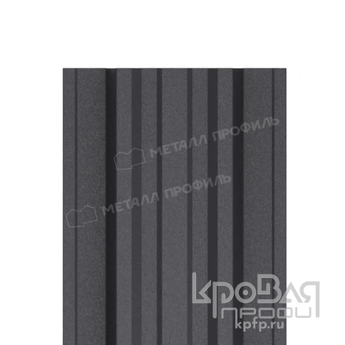 Штакетник металлический МП TRAPEZE-T 16,5х118 (VALORI-20-Grey-0.5) фото 1