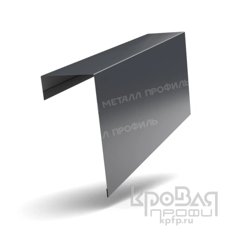 Планка торцевая фасадная FASTCLICK 139х65х3000 (PURMAN-20-7024-0.5) фото 1