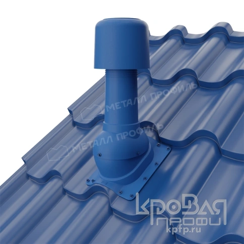 Выход вентиляции изолированный MAXI TURBO 125/160 Монтерроса (синий) фото 2