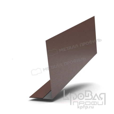 Планка карнизного свеса 250х50х3000 (VikingMP E-20-8017-0.5) фото 1