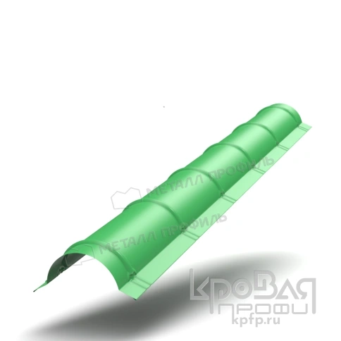 Планка конька круглого R110х2000 (ПЭ-01-6002-0.45) фото 1