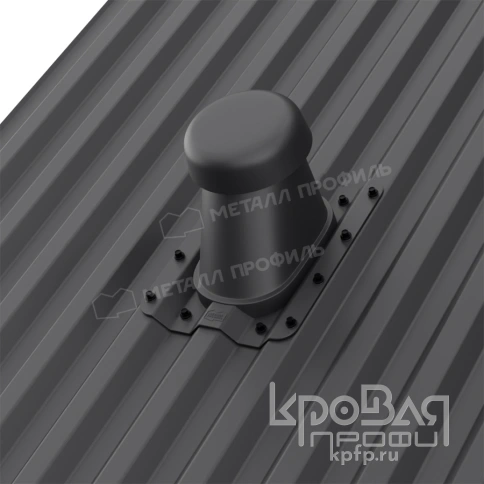 Выход вентиляции универсальный С-21 (черный) фото 2