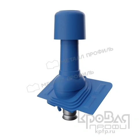 Выход вентиляции изолированный MAXI TURBO 125/160 универсальный (синий) фото 1