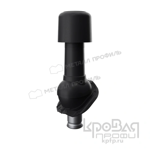 Выход вентиляции изолированный MAXI TURBO 125/160 НС-35 (черный) фото 1