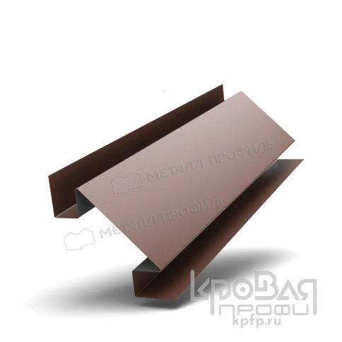 Планка угла внутреннего сложного 75х3000 (PURMAN-20-8017-0.5) фото 1